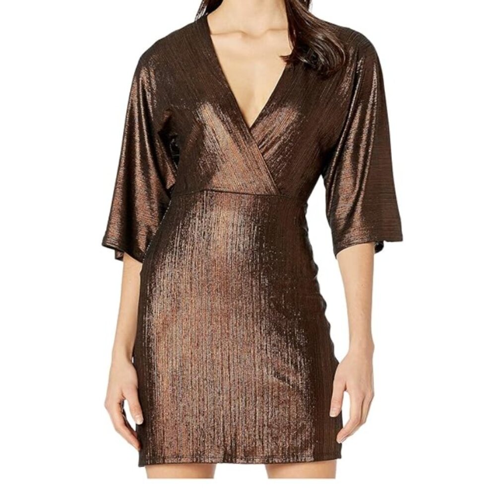 BCBG Bronze Dress - NEW with tags